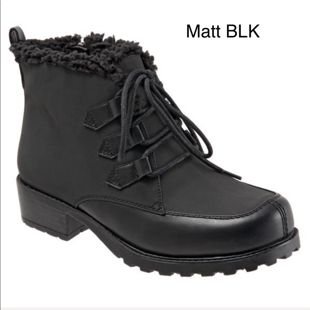 NIB Water Resistant Fur Lined Winter Ankle Boots - Picture 8 of 8
